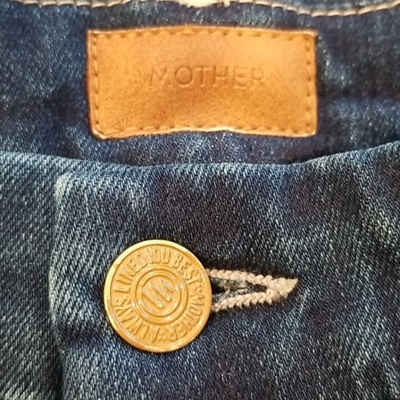 💕MOTHER💕 High Waisted Looker Jeans ~ Until Next Time Skinny High Rise 32 NWT - Picture 11 of 14